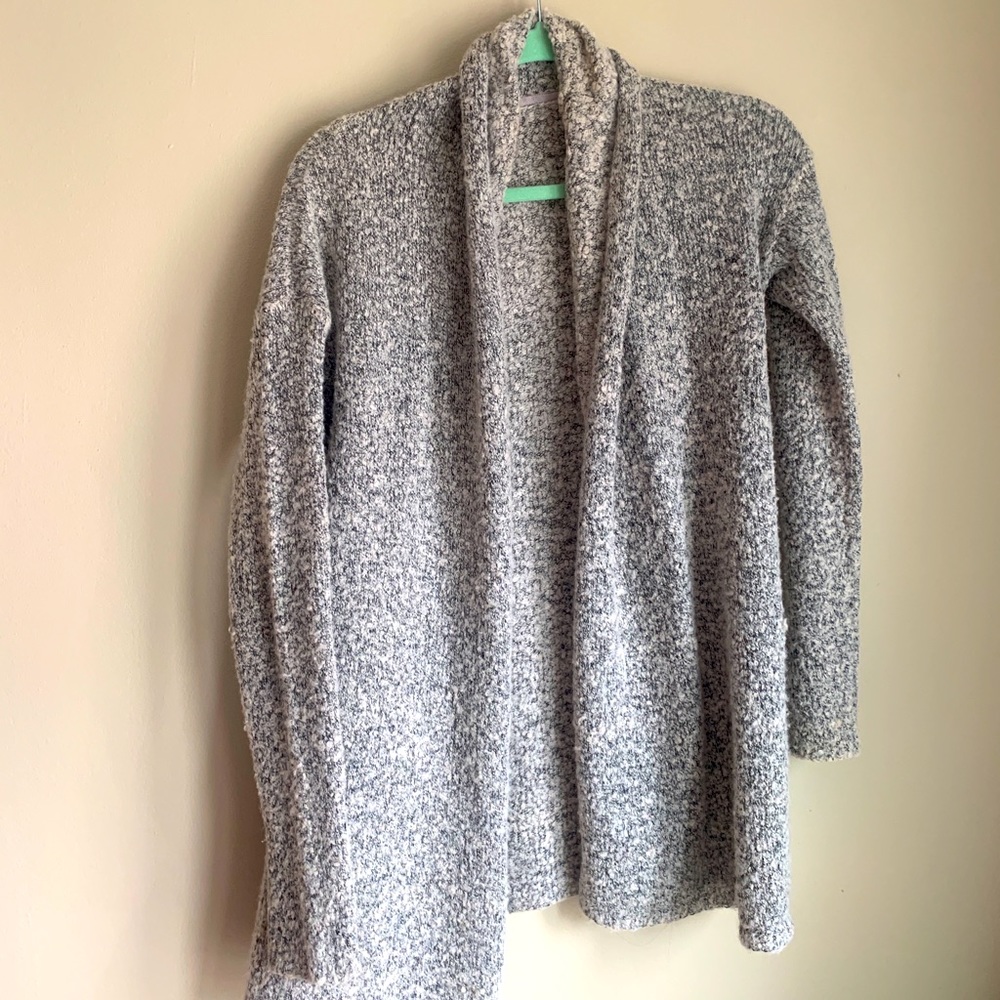 Gray cardigan